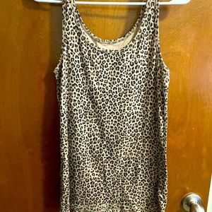Leopard print tank